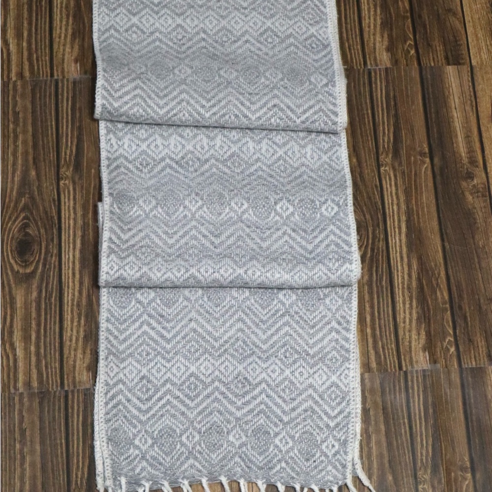 Alpaca Wool Scarf Alpaca Wool Blend‎ Gray Color Unisex - Picture 3 of 7